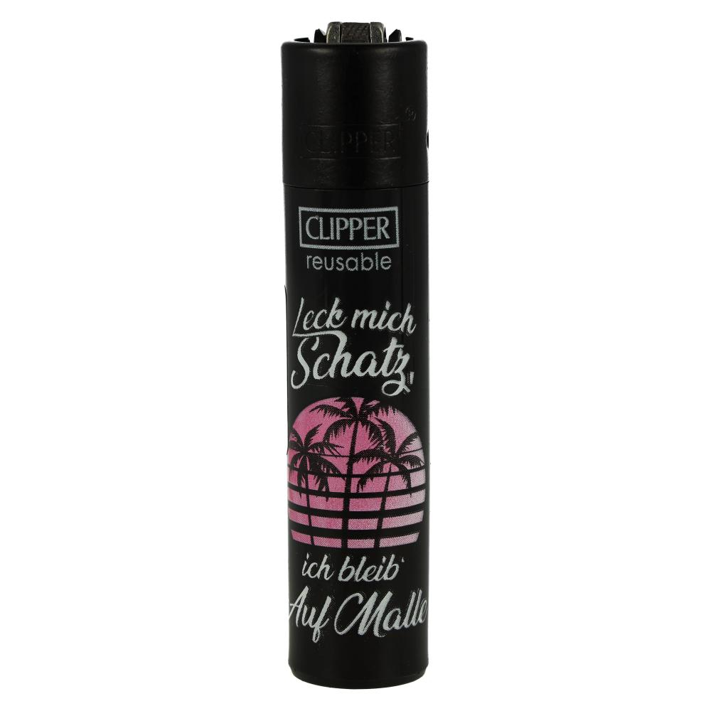 Clipper Feuerzeug Ballermann 3v4 Leck mich Schatz, ich bleib Auf Malle Clipper Feuerzeug Ballermann 3v4 Leck mich Schatz, ich bleib Auf Malle