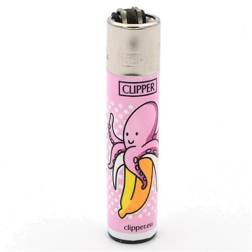Clipper Feuerzeug Bananen - 3v4 OKTOPUS