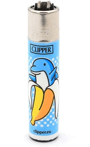 Clipper Feuerzeug Bananen - 1v4 DELPHIN