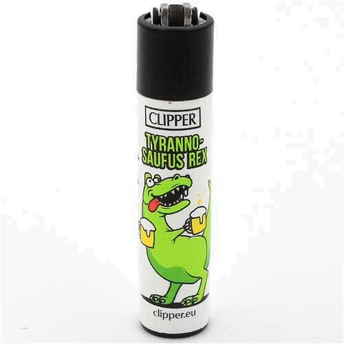 Clipper Feuerzeug Bier 2 - 1v4 TYRANNOSAUFUS REX