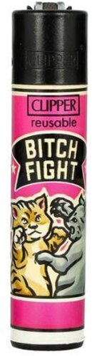 Clipper Feuerzeug BITCH FIGHT Vintage Mascots 3v4 Lila Clipper Feuerzeug BITCH FIGHT Vintage Mascots 3v4 Lila