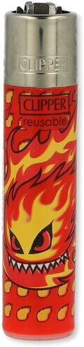 Clipper Feuerzeug Burningman 3v4