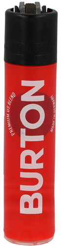 Clipper Feuerzeug Burton Rot