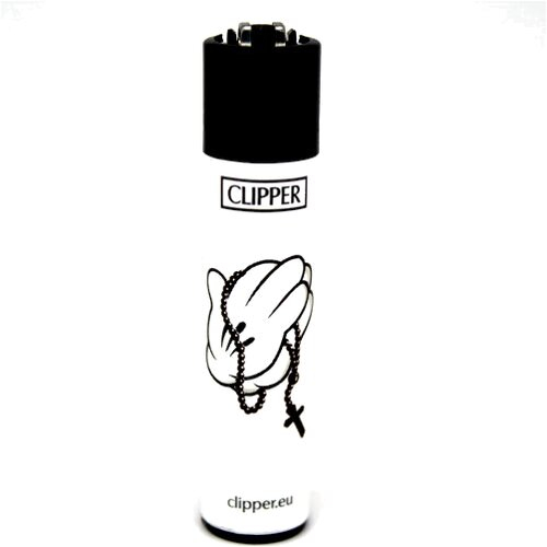 Clipper Feuerzeug Cartoon Hands weiß Clipper Feuerzeug Cartoon Hands weiß