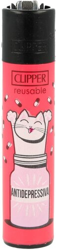 Clipper Feuerzeug Catz 2 1v4 Antidepressiva