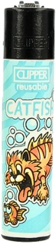 Clipper Feuerzeug Catz 3v4 CATFISH Clipper Feuerzeug Catz 3v4 CATFISH