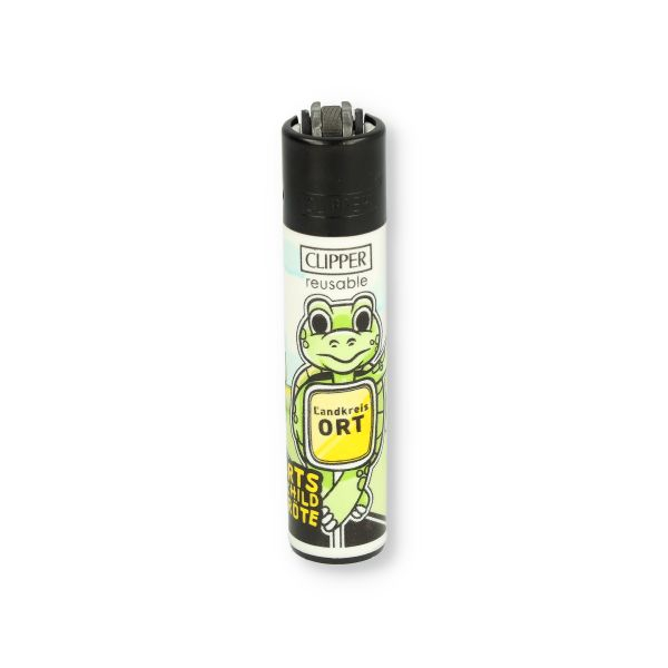 Clipper Feuerzeug Chillkröte 3v4