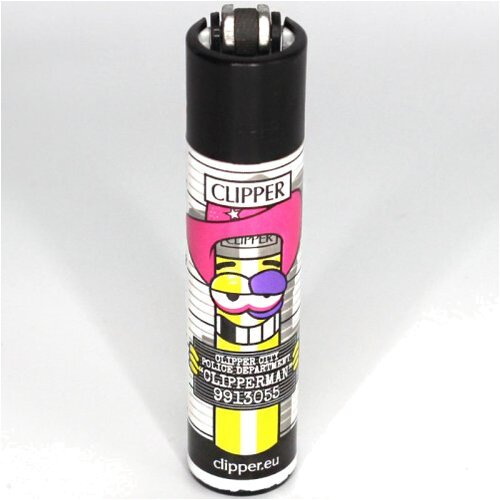 Clipper Feuerzeug Clipper Man 1 1v4 mit Rosa Cowboy Hut Clipper Feuerzeug Clipper Man 1 1v4 mit Rosa Cowboy Hut