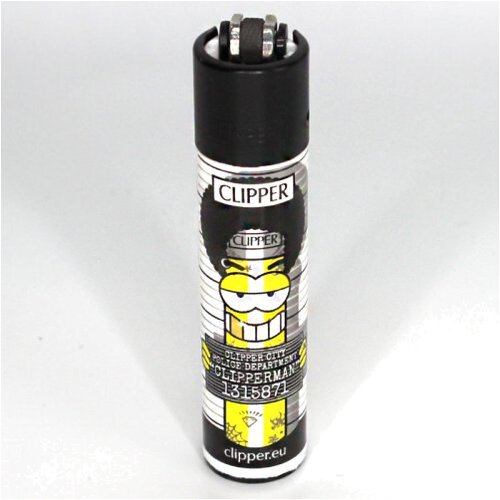 Clipper Feuerzeug Clipper Man 1 2v4 mit Afro Frisur