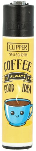 Clipper Feuerzeug Coffee 3 1v4 COFFEE IS ALWAYS A GOOD IDEA Clipper Feuerzeug Coffee 3 1v4 COFFEE IS ALWAYS A GOOD IDEA
