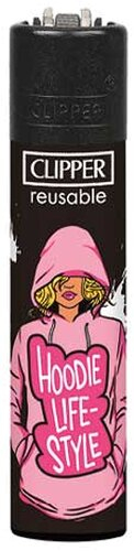 Clipper Feuerzeug Cozy 3v4 HOODIE LIFE-STYLE