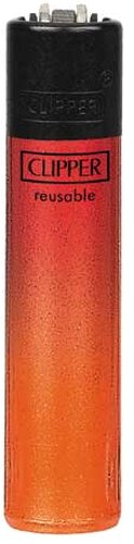 Clipper Feuerzeug Crystal Gradient rot-orange Clipper Feuerzeug Crystal Gradient rot-orange