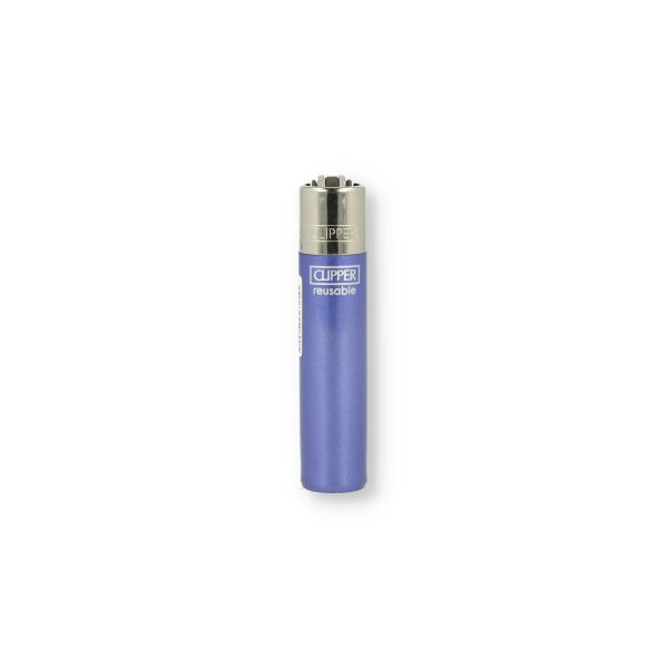 Clipper Feuerzeug Crystal Rainbow Dunkelblau