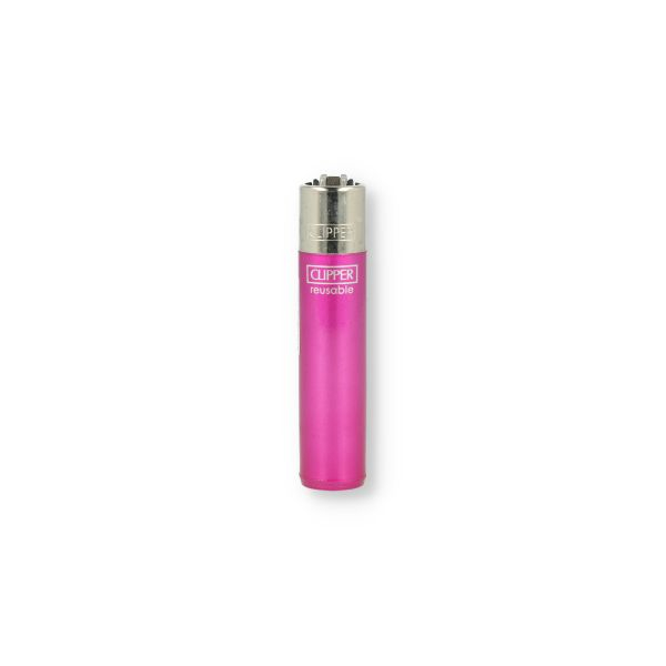 Clipper Feuerzeug Crystal Rainbow Pink