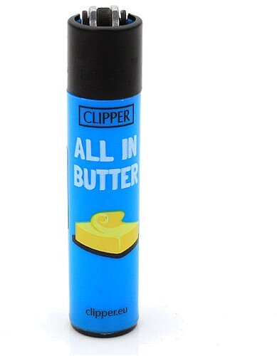 Clipper Feuerzeug Denglish 5 - 1v4 All in Butter Clipper Feuerzeug Denglish 5 - 1v4 All in Butter