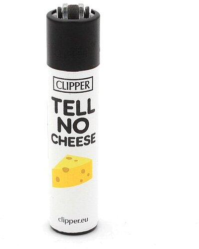 Clipper Feuerzeug Denglish 5 - 3v4 TELL NO CHEESE