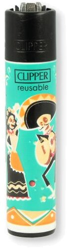 Clipper Feuerzeug Dia de los Muertos 2 v 4 Clipper Feuerzeug Dia de los Muertos 2 v 4