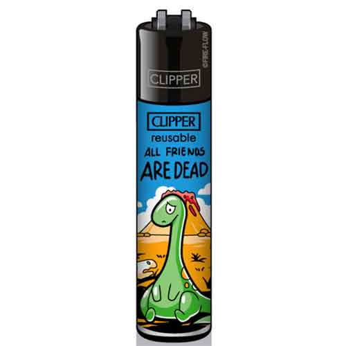Clipper Feuerzeug Dinosaurier 2v4 Clipper Feuerzeug Dinosaurier 2v4