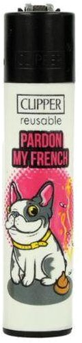 Clipper Feuerzeug Dogz 3v4 PARDON MY FRENCH