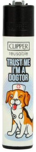 Clipper Feuerzeug Dogz 4v4 TRUST ME I`M A DOCTOR