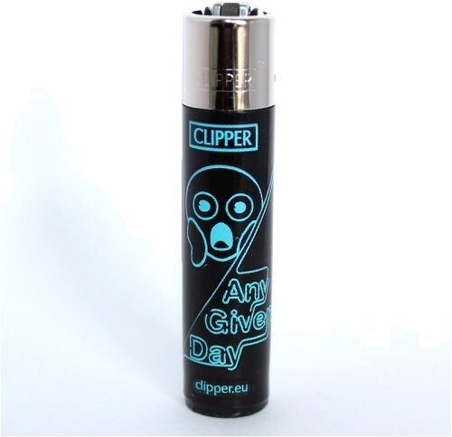 Clipper Feuerzeug EmojiMix3 Any giver Day blau - 4/4