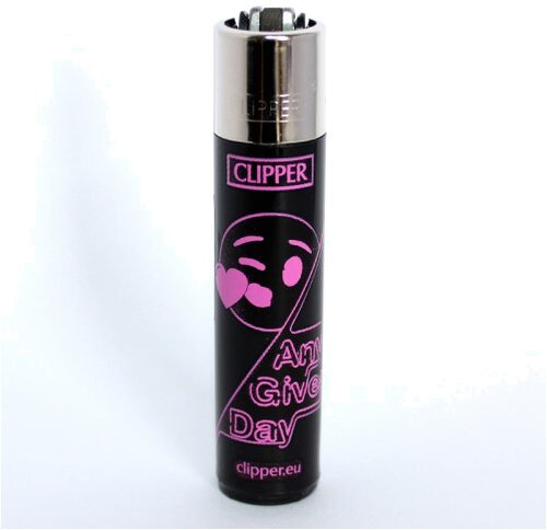 Clipper Feuerzeug EmojiMix3 Any given Day rosa - 2/4