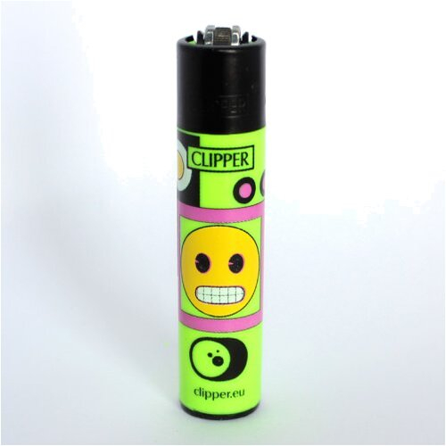 Clipper Feuerzeug EmojiMix4 Grün