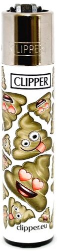 Clipper Feuerzeug emojis Kackhaufen