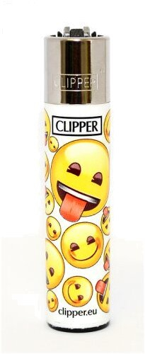 Clipper Feuerzeug emojis Smiley