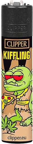 Clipper Feuerzeug Fabelwesen KIFFLING