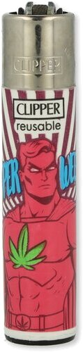 Clipper Feuerzeug Family Weed 2v4