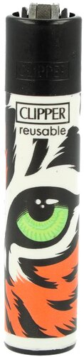 Clipper Feuerzeug Feline Eyes 1v4 Grünes Katzenauge