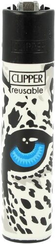 Clipper Feuerzeug Feline Eyes 2v4 Blaues Katzenauge