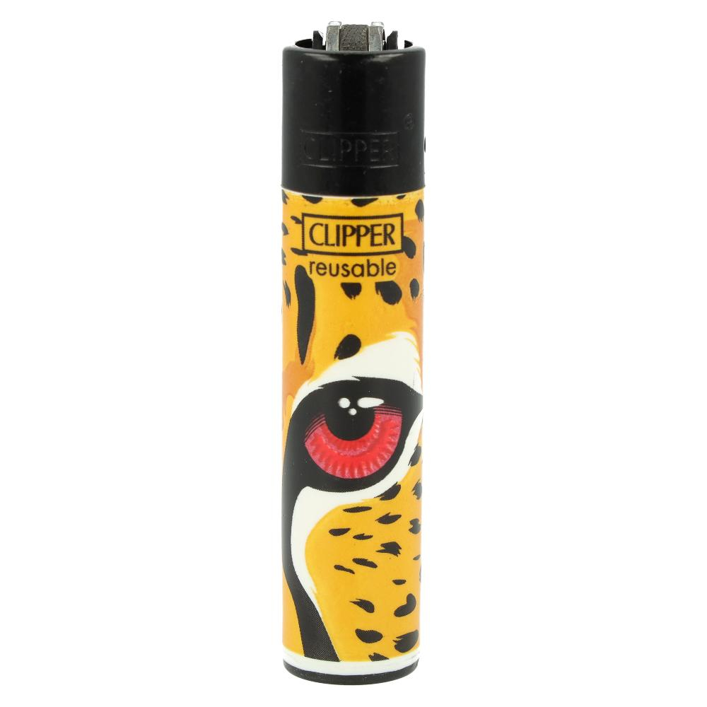Clipper Feuerzeug Feline Eyes 3v4 Rotes Katzenauge