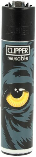 Clipper Feuerzeug Feline Eyes 4v4 Gelbes Katzenauge Clipper Feuerzeug Feline Eyes 4v4 Gelbes Katzenauge