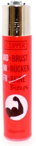 Clipper Feuerzeug Fitness 4/4 Clipper Feuerzeug Fitness 4/4