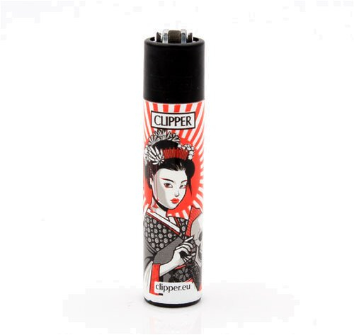 Clipper Feuerzeug Geishas 1v4 Rot Clipper Feuerzeug Geishas 1v4 Rot