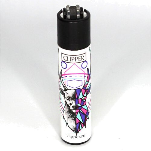 Clipper Feuerzeug Geomatric Animals 4v4 Hirsch