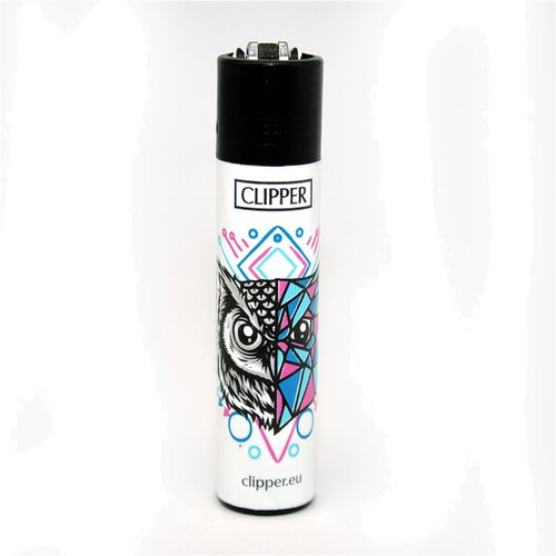 Clipper Feuerzeug Geometrical Animals Eule
