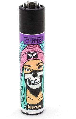 Clipper Feuerzeug Girlz - 4v4 Skull Mask Lila Clipper Feuerzeug Girlz - 4v4 Skull Mask Lila