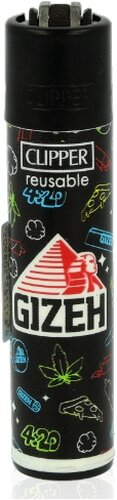 Clipper Feuerzeug Gizeh 8 - 4v4 Gizeh Logo
