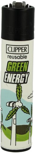 Clipper Feuerzeug Green 1v4 GREEN ENERGY Clipper Feuerzeug Green 1v4 GREEN ENERGY