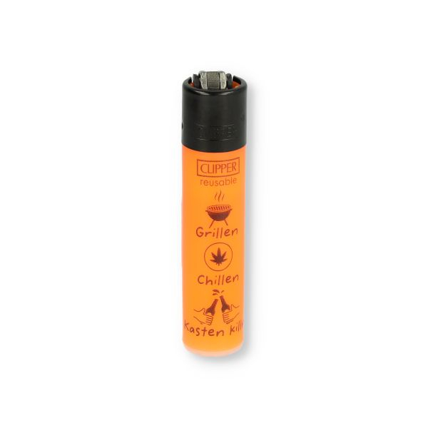 Clipper Feuerzeug Grillen 3K 3v4