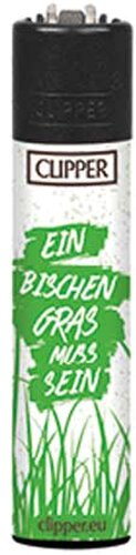 Clipper Feuerzeug Hanf + Gras 8v8