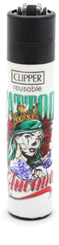 Clipper Feuerzeug Hard Tattoo #2 2v4