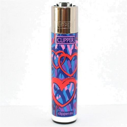 Clipper Feuerzeug Herzen Herzringe - 4v4 Clipper Feuerzeug Herzen Herzringe - 4v4