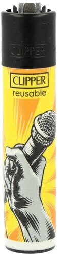 Clipper Feuerzeug HipHop Elements 1v4 Mikrofon