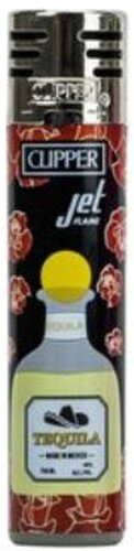 Clipper Feuerzeug Jet Flame Drinks & Life 1v4 Tequila