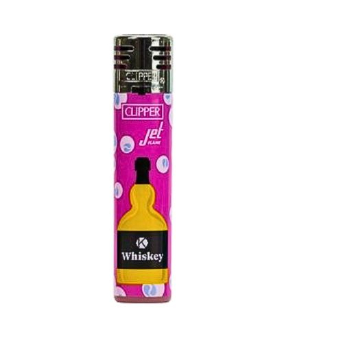Clipper Feuerzeug Jet Flame Drinks & Life 2v4 Whiskey Clipper Feuerzeug Jet Flame Drinks & Life 2v4 Whiskey