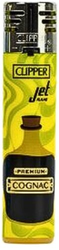 Clipper Feuerzeug Jet Flame Drinks & Life 4v4 Premium Cognac